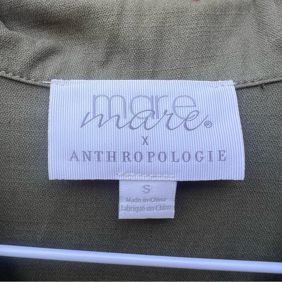 Mare Mare + Anthropologie Olive Green
Utility Romper Size Small jumpsuit - Picture 4 of 7